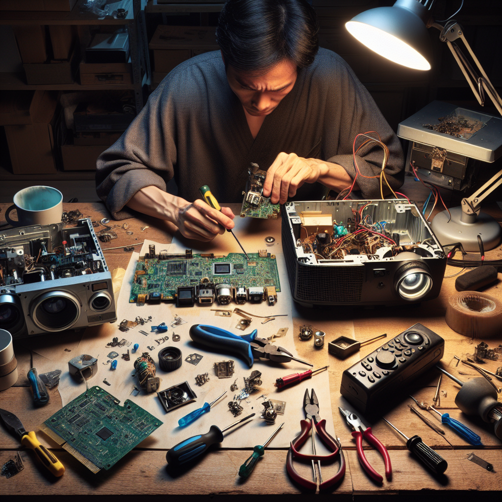 Czy warto samemu naprawić projektor?