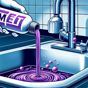 Działanie środka do udrażniania rur MELT