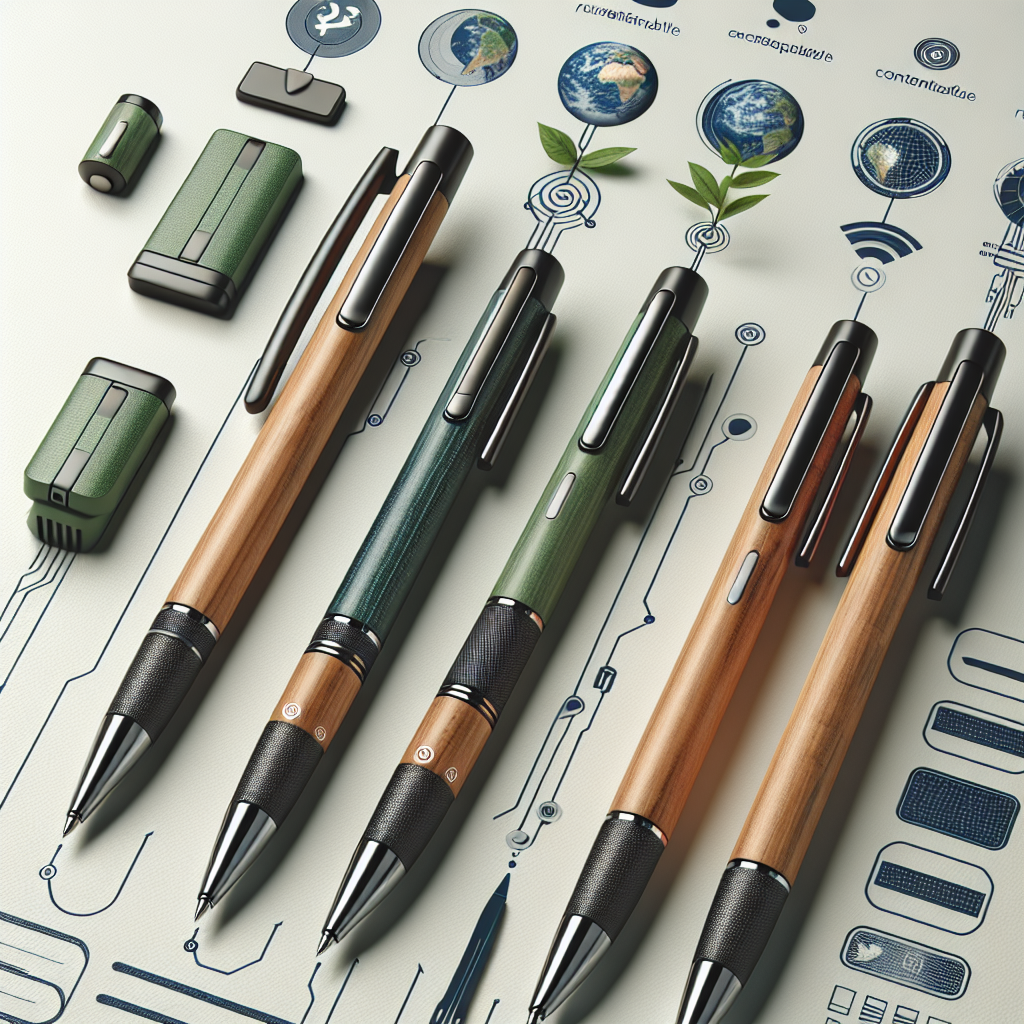 Nowoczesne długopisy reklamowe – od ekologicznych materiałów po inteligentne rozwiązania technologiczne