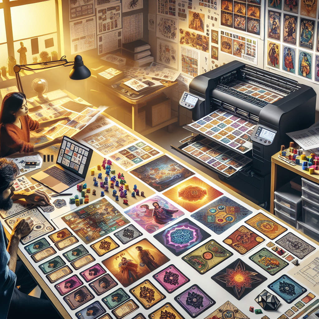 Drukarnia gier planszowych – jak przygotować projekt do druku?